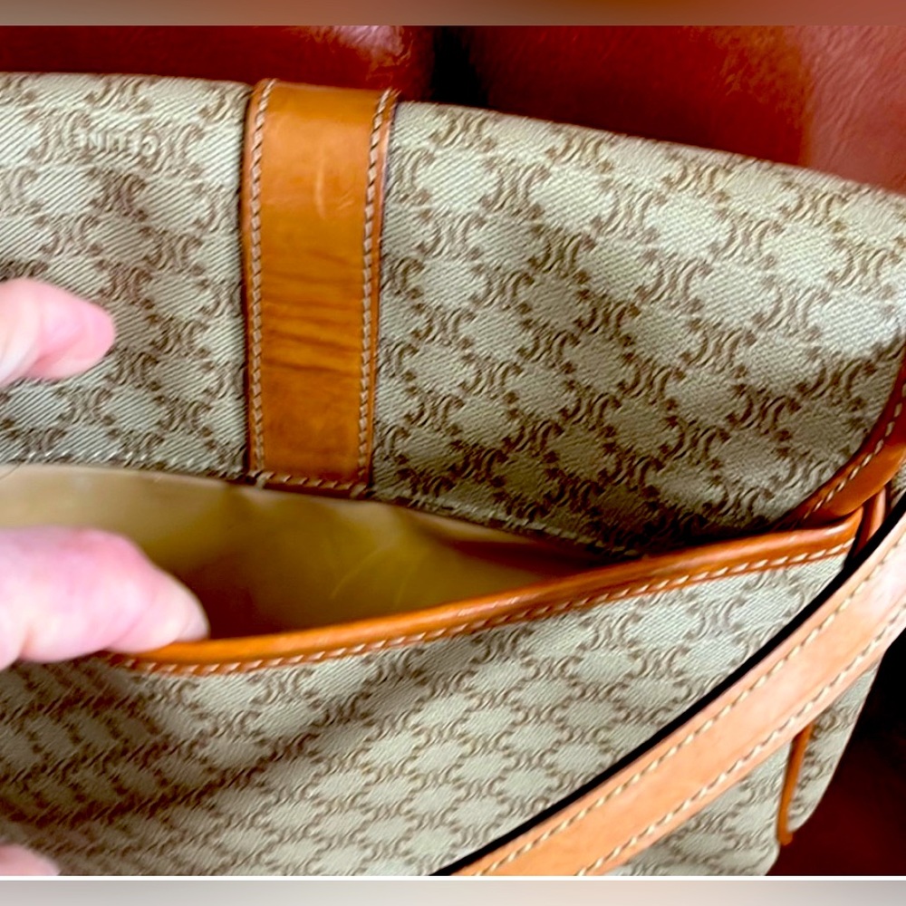 Celine  macadam Beige and Brown Crossbody Bag with Wallet - Picture 10 of 13
